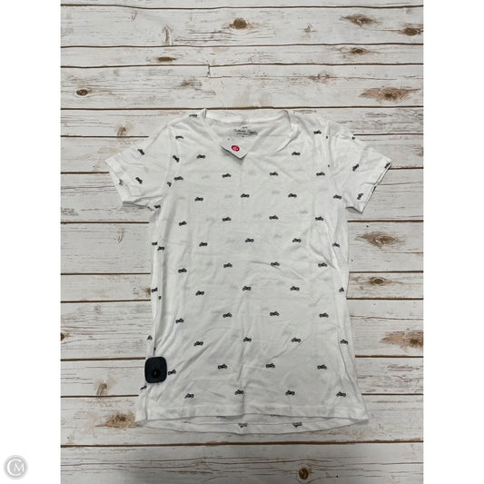 Top Short Sleeve Basic By J. Crew In White, Size: M