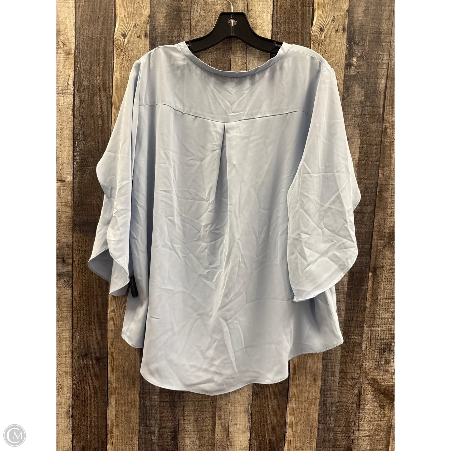 Top 3/4 Sleeve By Cme In Blue, Size: Xl