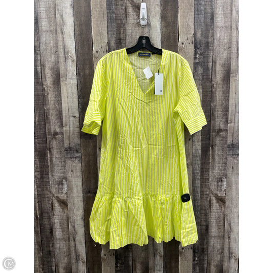 Dress Casual Midi By Cmc In Striped Pattern, Size: L