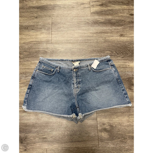Shorts By Faded Glory In Blue Denim, Size: 20