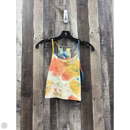 Top Sleeveless By Shein In Tie Dye Print, Size: M