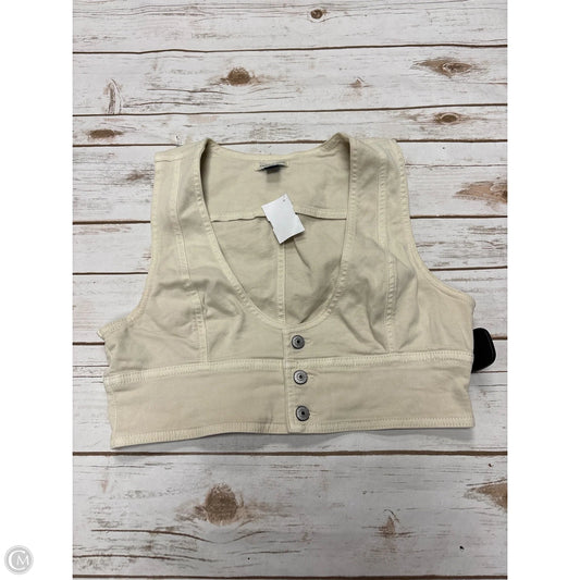 Vest Other By American Eagle In Cream, Size: M