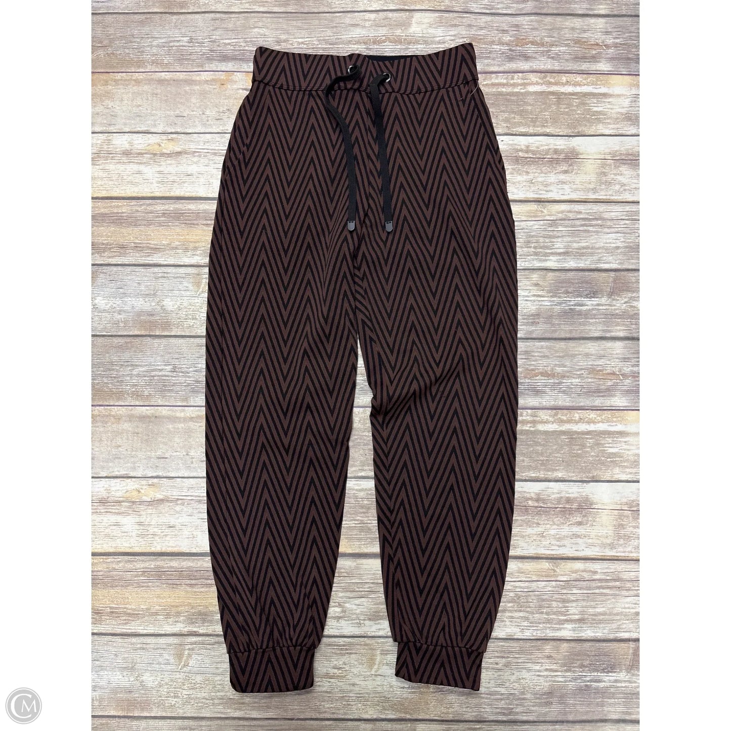 Athletic Pants By Cmb In Black & Brown, Size: M