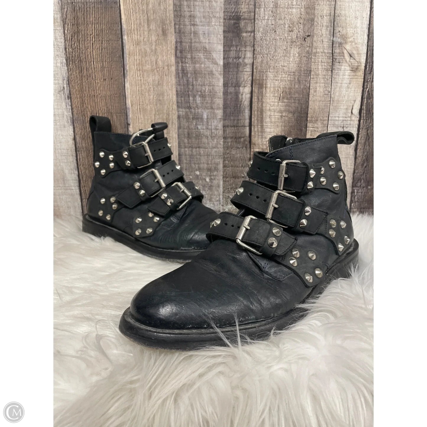 Boots Ankle Flats By Zadig And Voltaire In Black, Size: 11