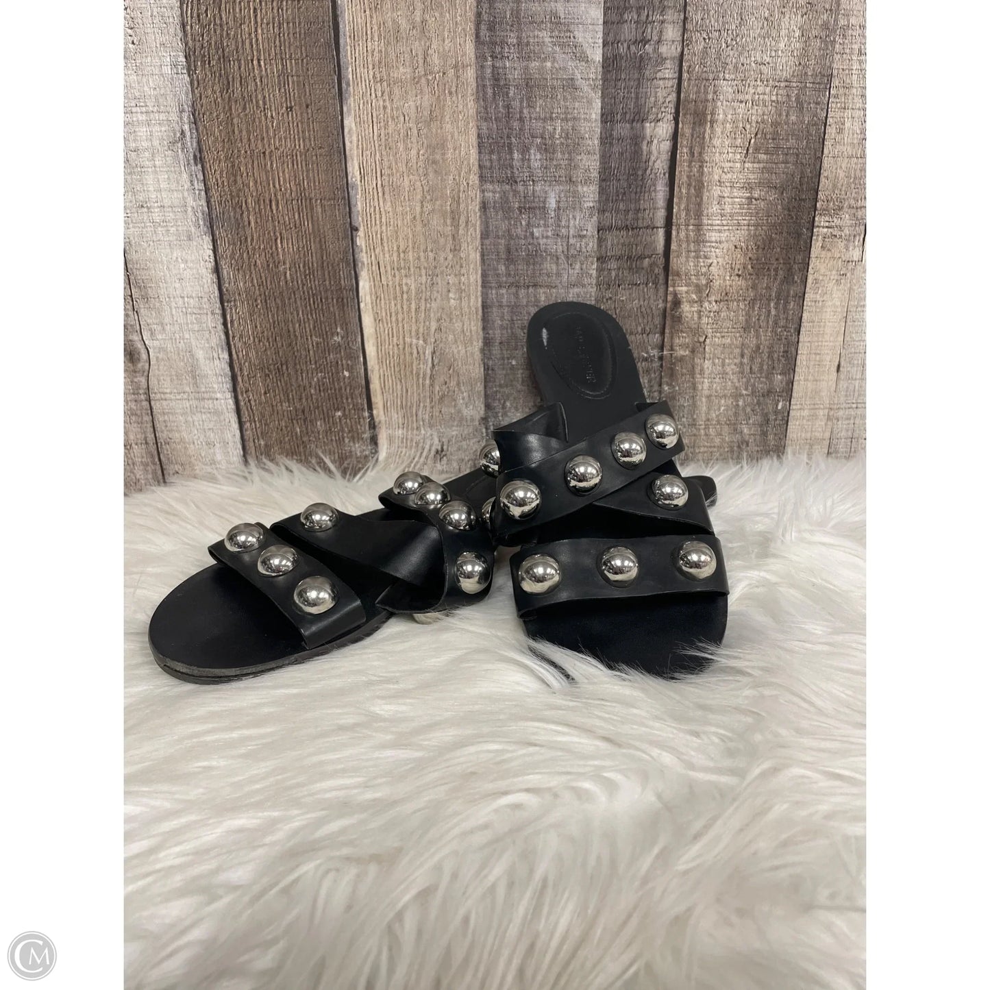 Sandals Flats By Marc Fisher In Black, Size: 10