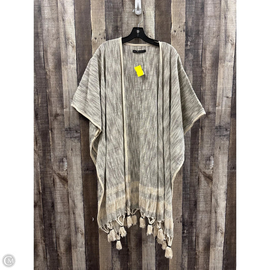 Shawl By Anthropologie In Black & Cream, Size: Osfm