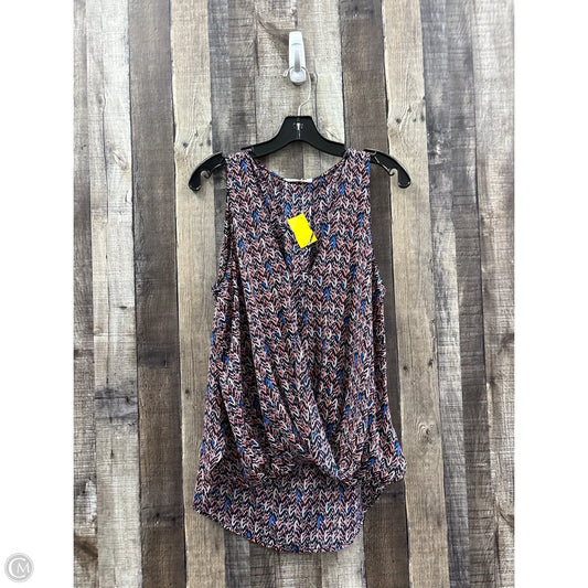 Top Sleeveless By Lush In Multi-colored, Size: M