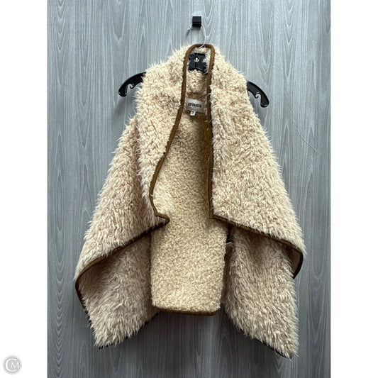 Vest Faux Fur & Sherpa By Bb Dakota In Tan, Size: M