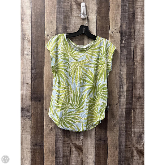 Top Short Sleeve By Sigrid Olsen In Multi-colored, Size: S