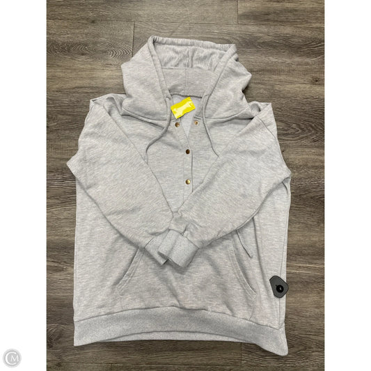 Sweatshirt Hoodie By Cmf In Grey, Size: L