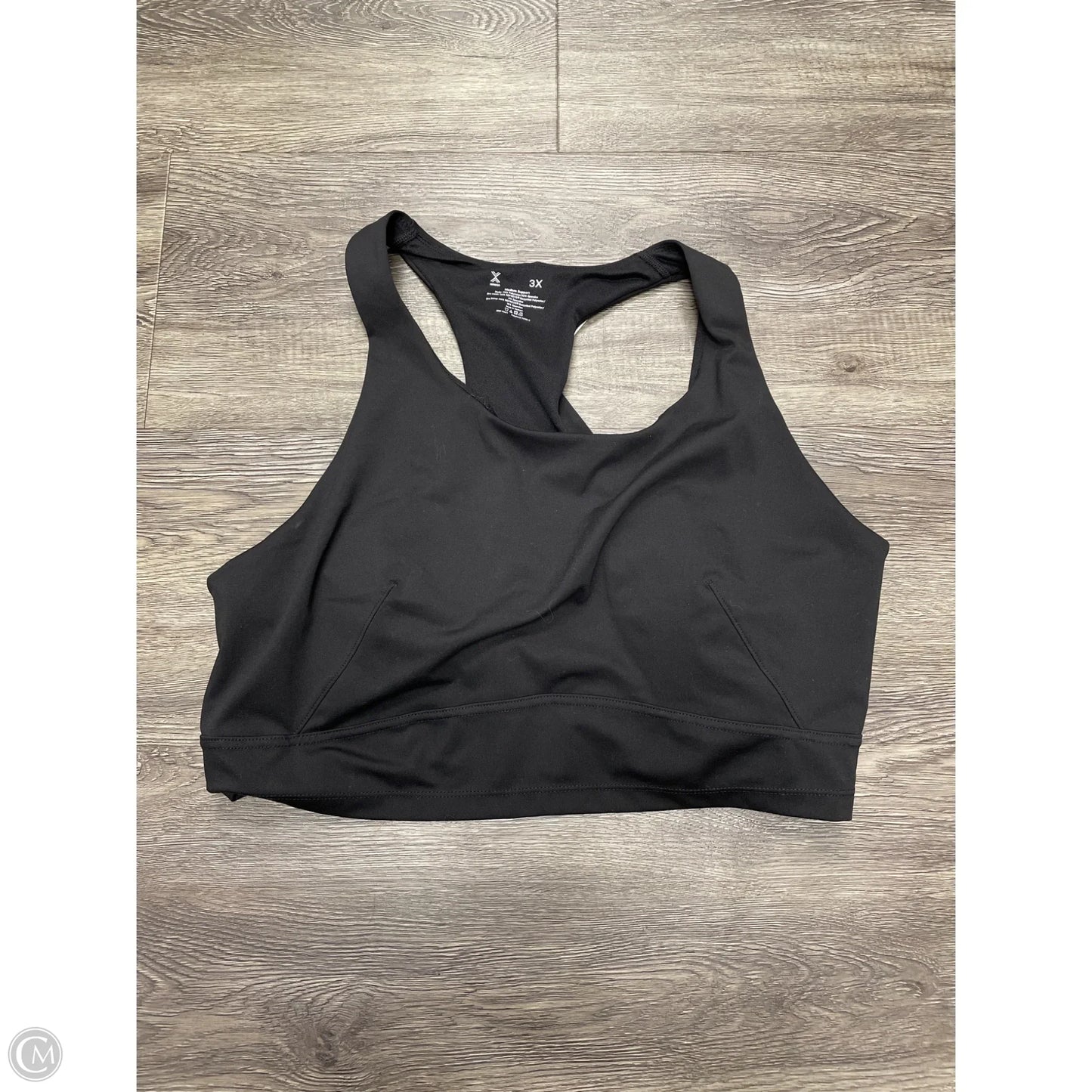 Athletic Bra By Xersion In Black, Size: 3x
