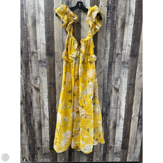 Dress Casual Maxi By H&m In Yellow, Size: L