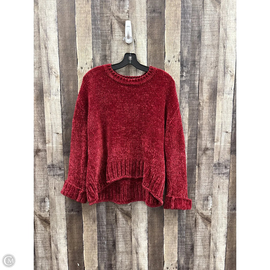 Sweater By Aeropostale In Red, Size: L