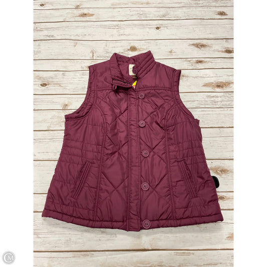 Vest Puffer & Quilted By Sonoma In Pink, Size: L