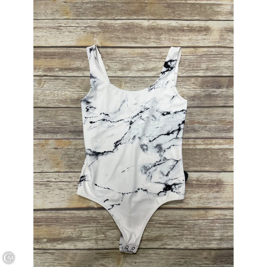 Bodysuit By Express In Black & White, Size: S
