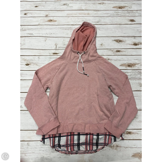 Sweatshirt Hoodie By Maurices In Pink, Size: M