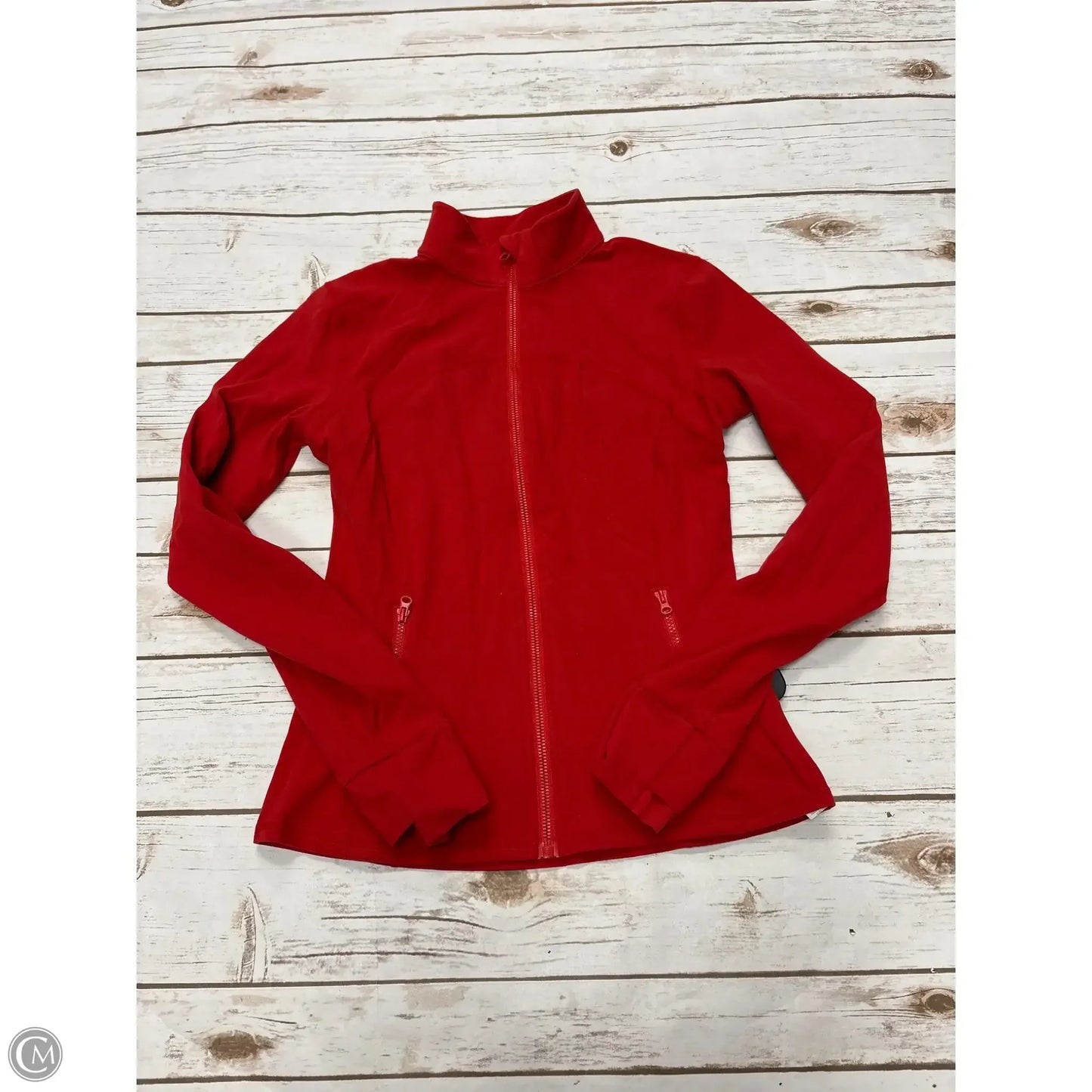 Athletic Jacket By Cmf In Red, Size: M