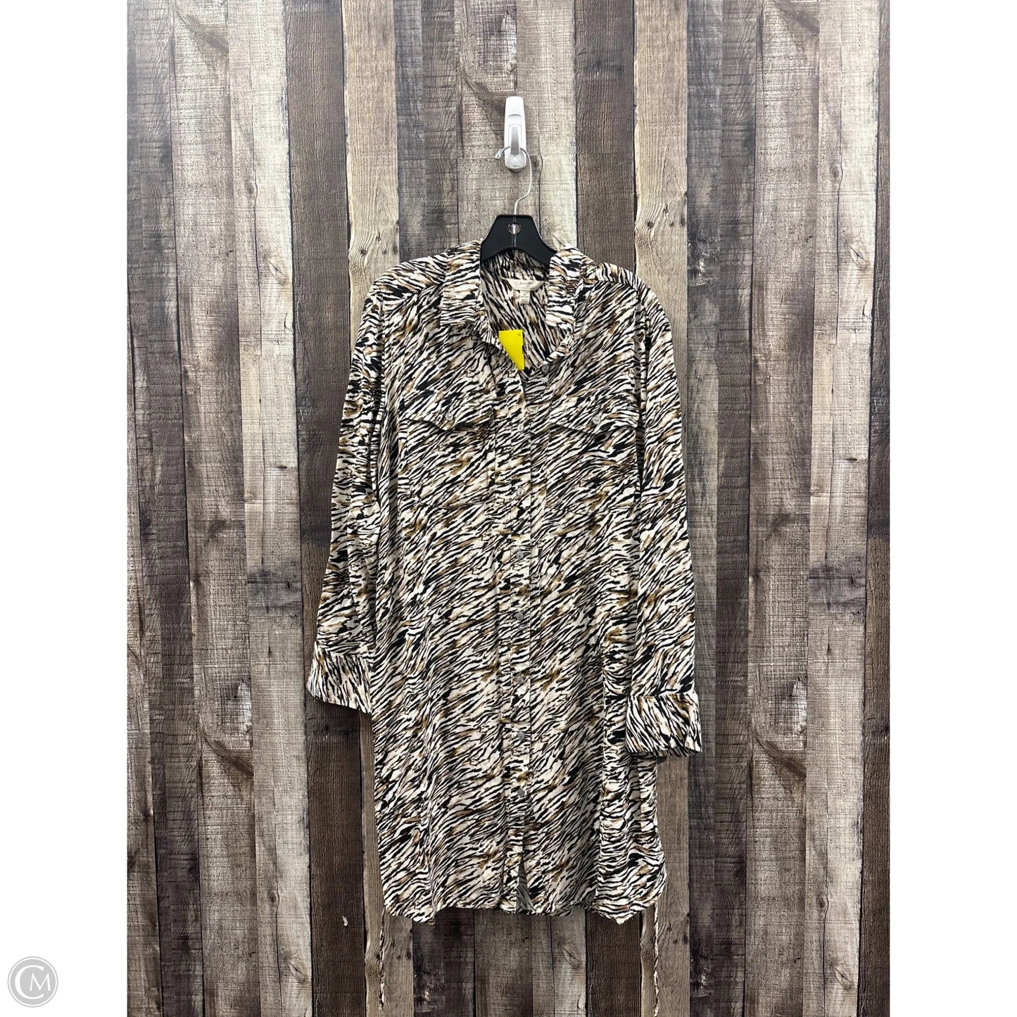 Dress Casual Short By Terra & Sky In Animal Print, Size: 1x