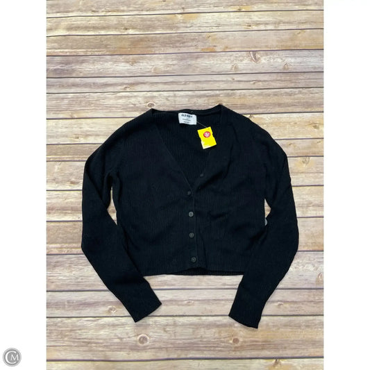 Sweater Cardigan By Old Navy In Black, Size: S
