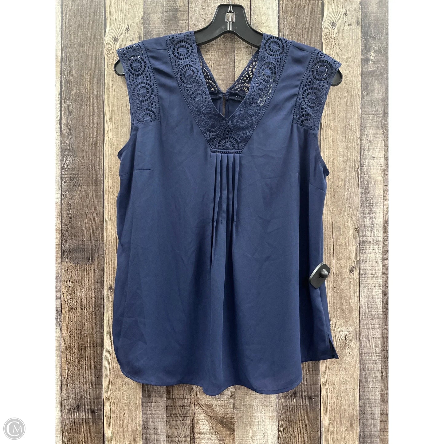 Top Long Sleeve By Daniel Rainn In Navy, Size: S