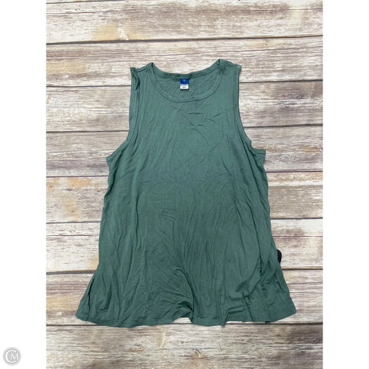 Top Sleeveless Basic By Old Navy In Green, Size: S