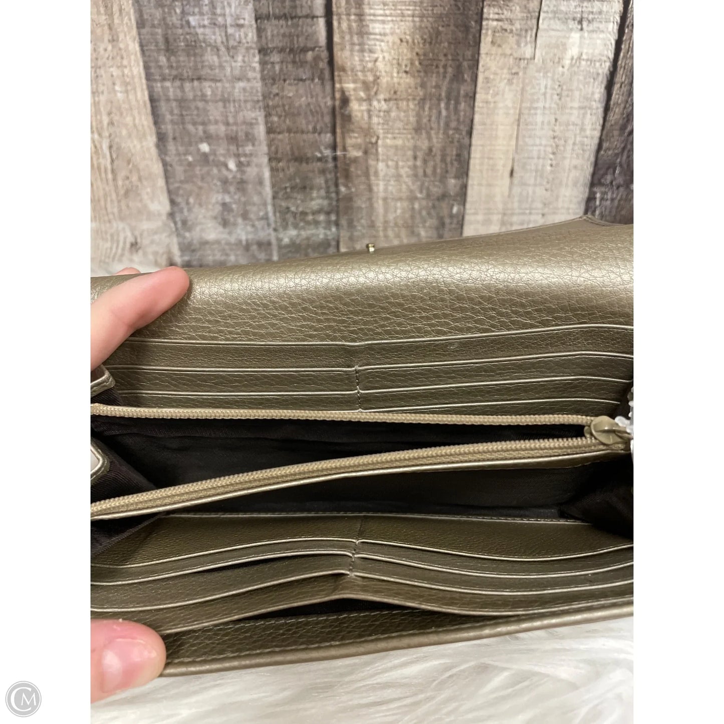 Wallet Luxury Designer By Gucci, Size: Large