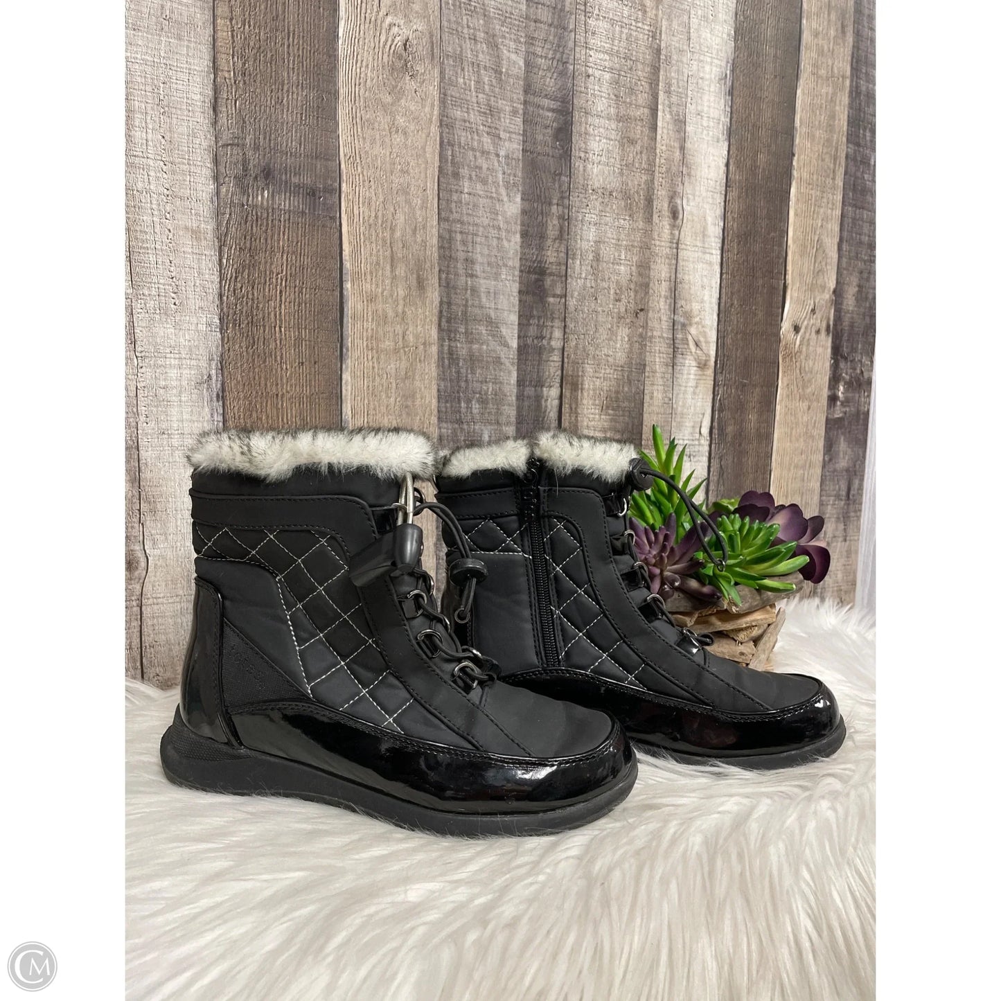 Boots Snow By Totes In Black, Size: 6