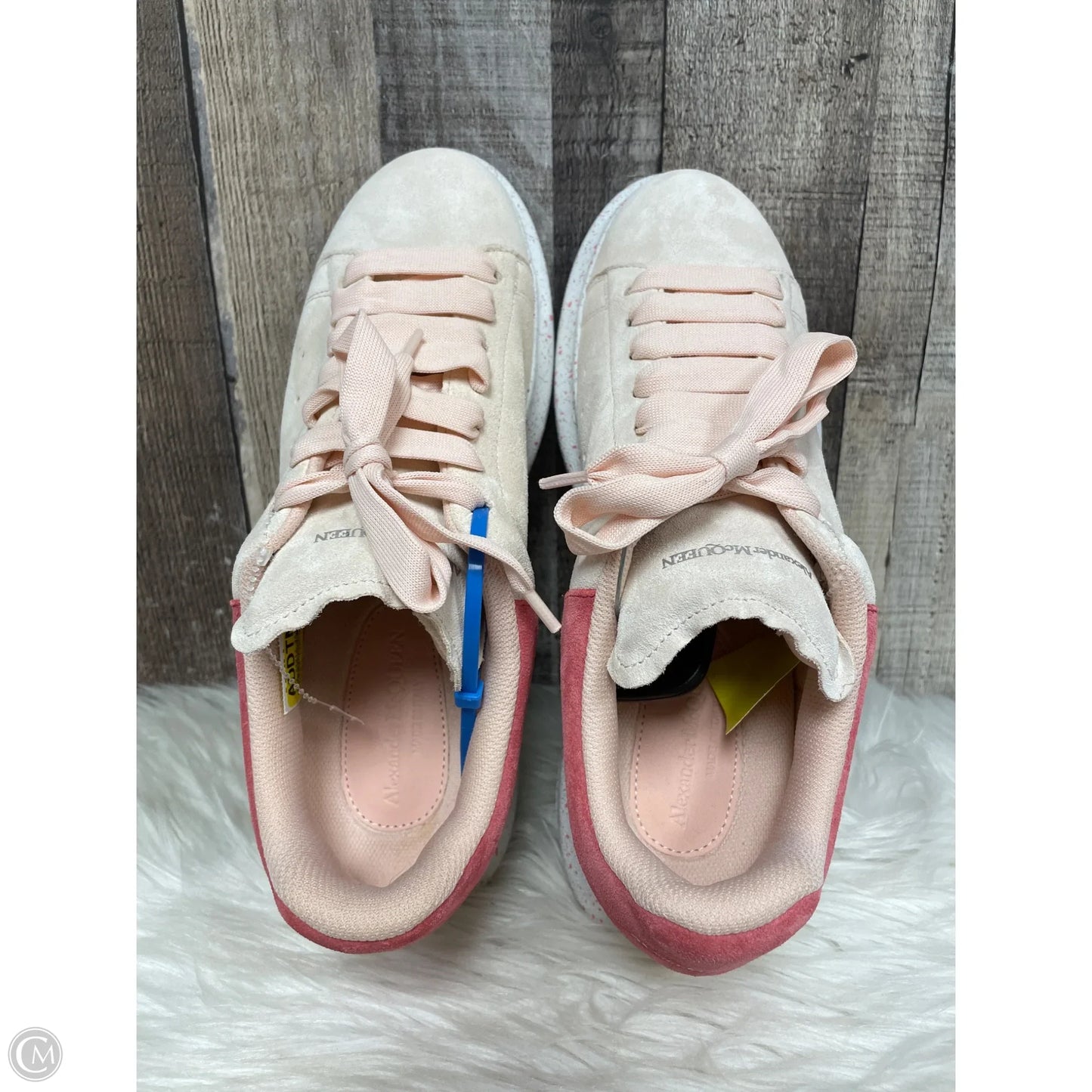 Shoes Luxury Designer By Alexander Mcqueen In Pink, Size: 10.5