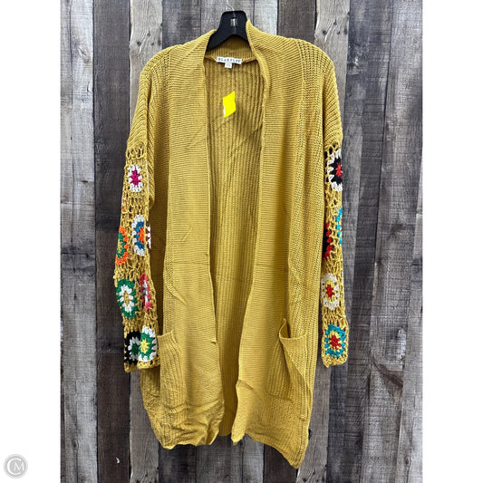 Sweater Cardigan By Blakeley In Yellow, Size: Sp