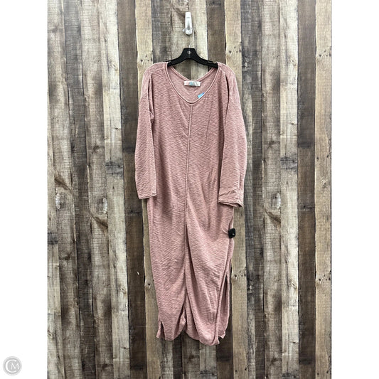 Dress Casual Maxi By Free People In Pink, Size: L