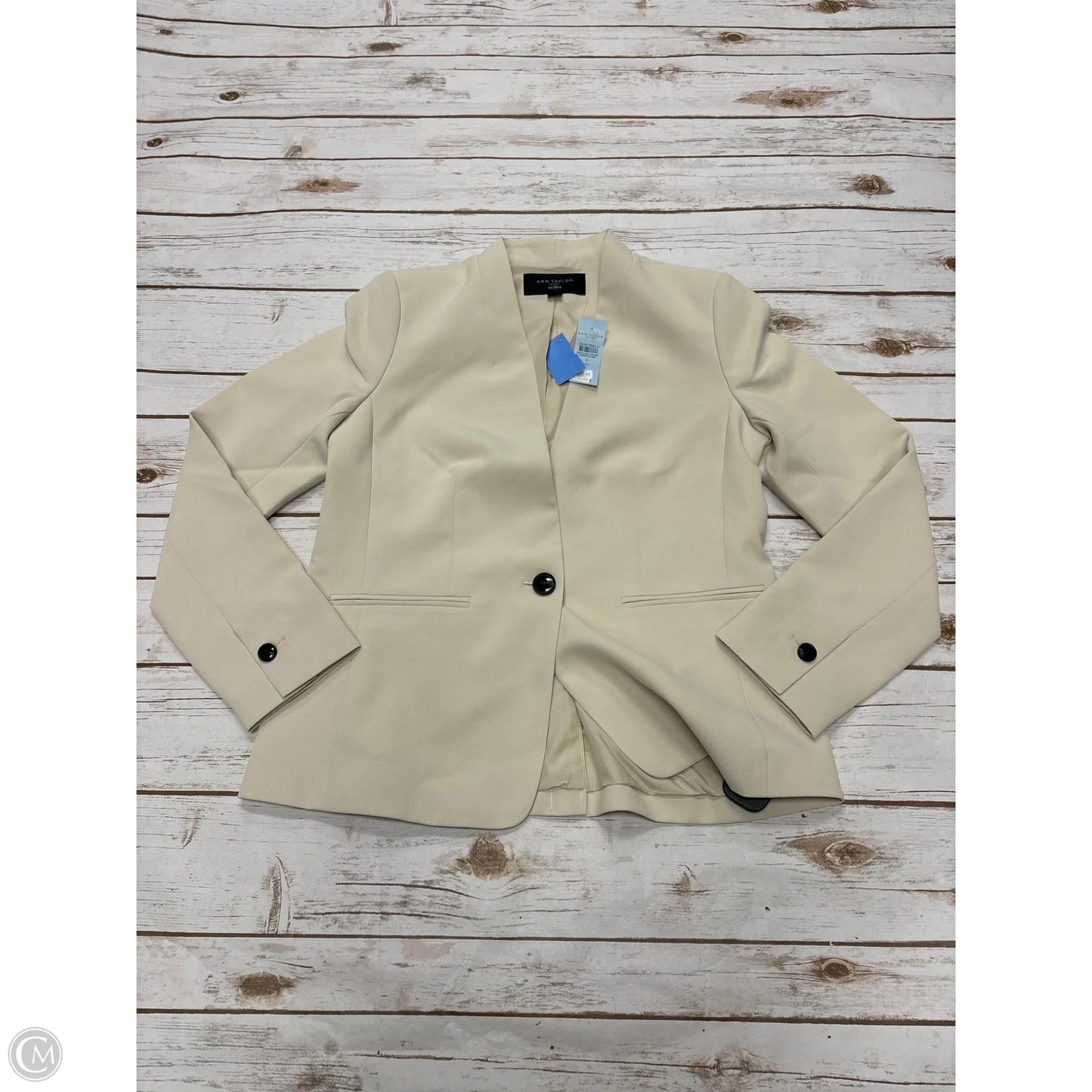 Pants Suit 2pc By Ann Taylor In Cream, Size: 4p