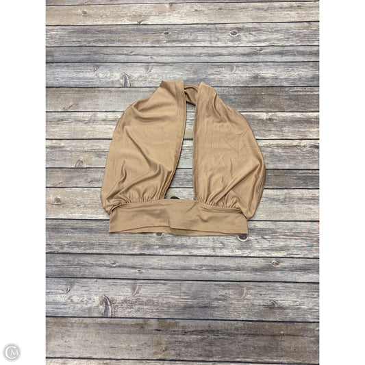 Top Sleeveless By Shein In Tan, Size: S