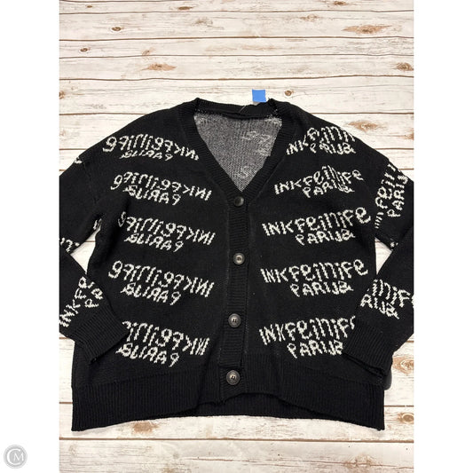 Sweater Cardigan By Cmf In Black, Size: L