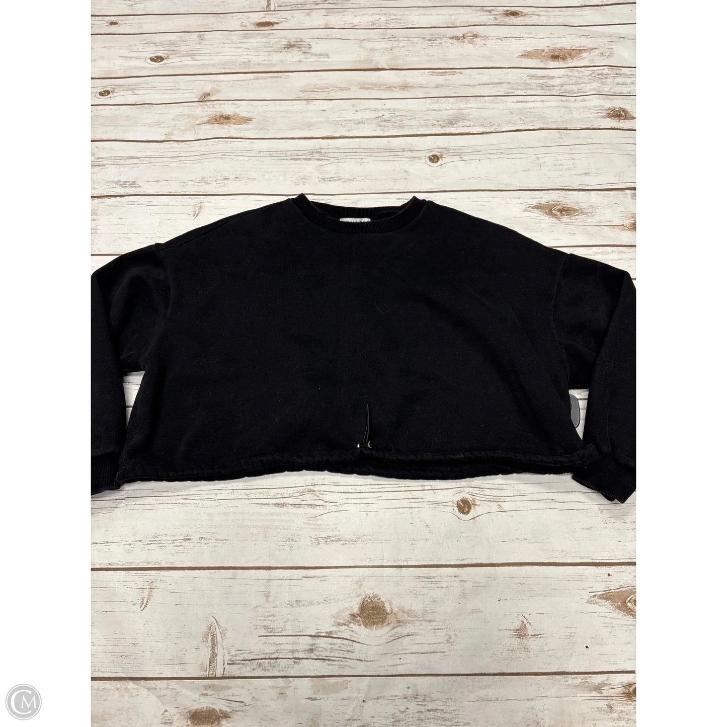 Sweatshirt Crewneck By Cme In Black, Size: M