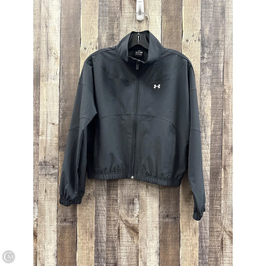 Athletic Jacket By Under Armour In Black, Size: Xs