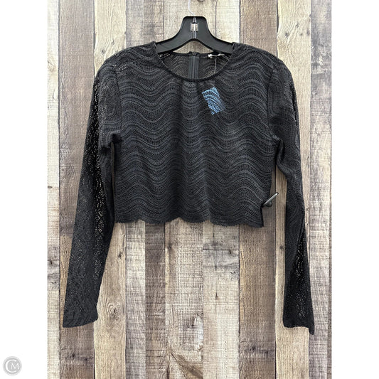 Top Long Sleeve By Zara In Black, Size: Large