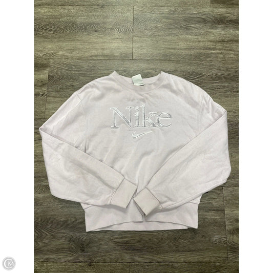 Sweatshirt Crewneck By Nike In Purple, Size: S