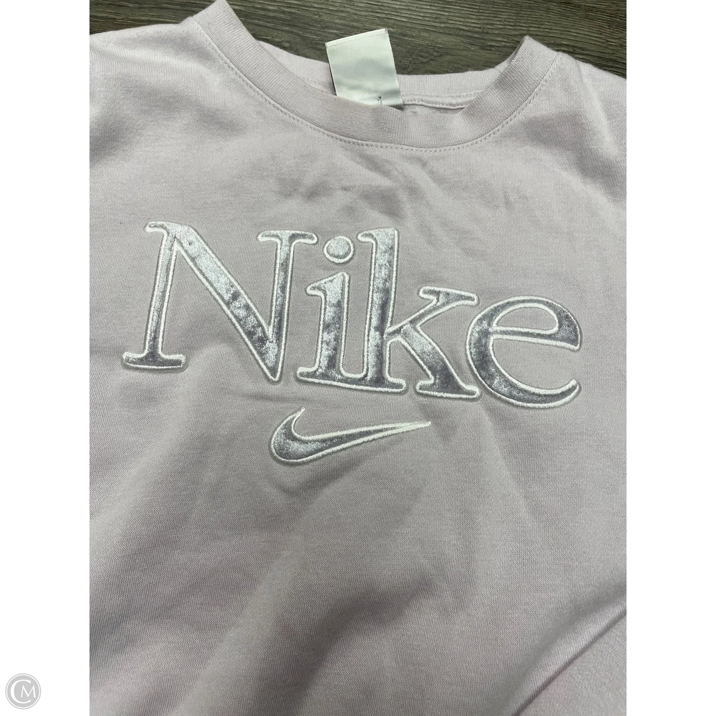 Sweatshirt Crewneck By Nike In Purple, Size: S