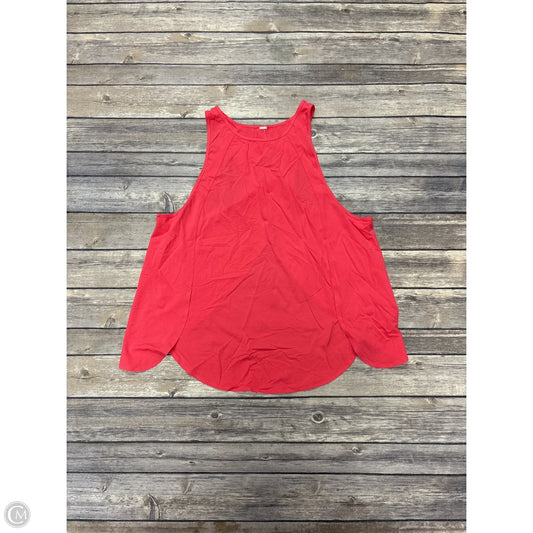 Athletic Tank Top By Lululemon In Pink, Size: S