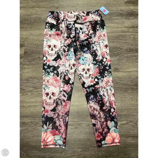 Athletic Leggings Capris By Cme In Multi-colored, Size: M