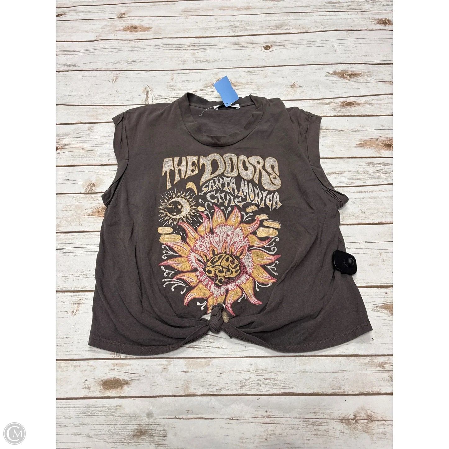 Top Sleeveless By Daydreamer In Brown, Size: L