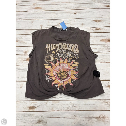Top Sleeveless By Daydreamer In Brown, Size: L