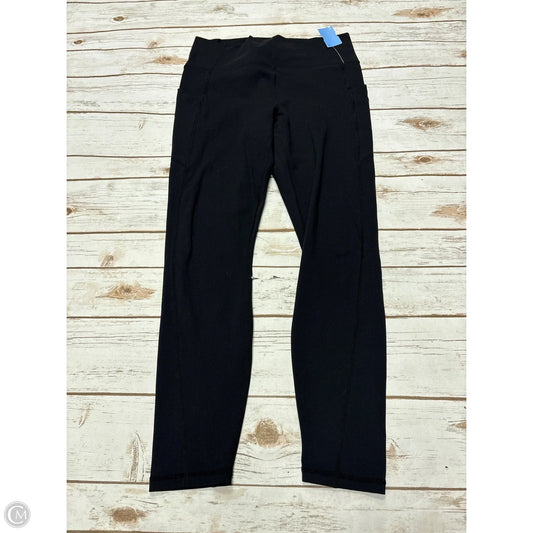 Athletic Leggings By Fabletics In Black, Size: L