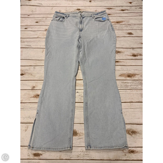 Jeans Straight By Abercrombie And Fitch In Blue Denim, Size: 18