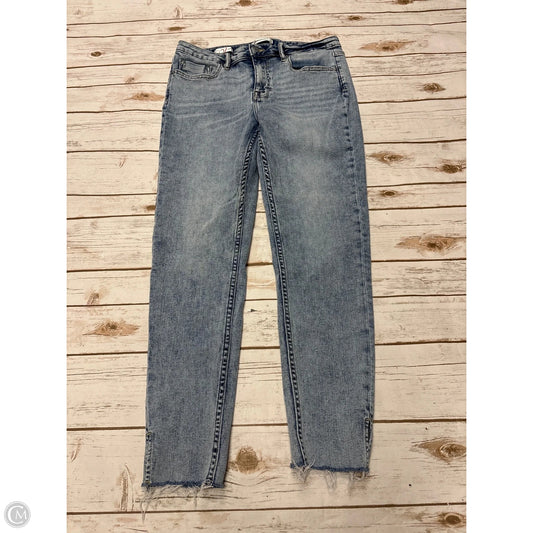 Jeans Skinny By Vigoss In Blue Denim, Size: 10