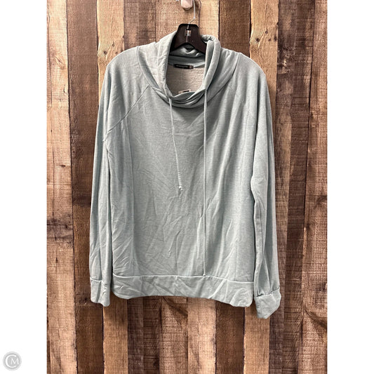 Sweatshirt Hoodie By Staccato In Blue, Size: M