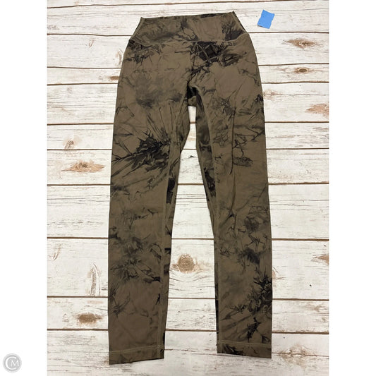 Athletic Leggings By Zyia In Tie Dye Print, Size: 6