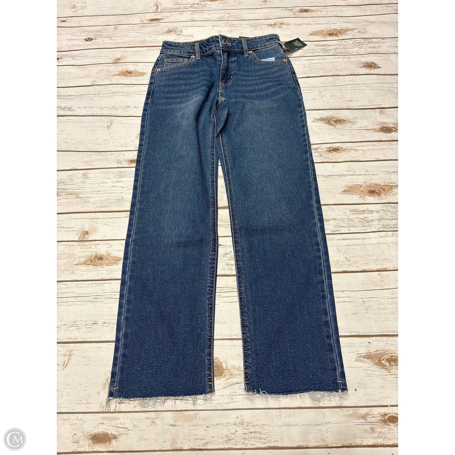 Jeans Straight By Wild Fable In Blue Denim, Size: 0