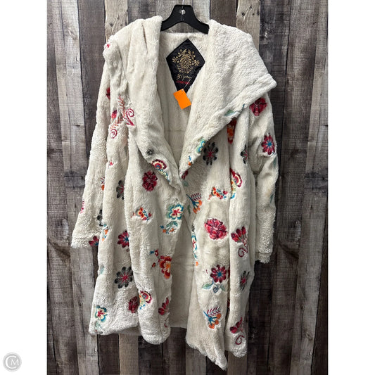 Coat Faux Fur & Sherpa By Johnny Was In Multi-colored, Size: Xl