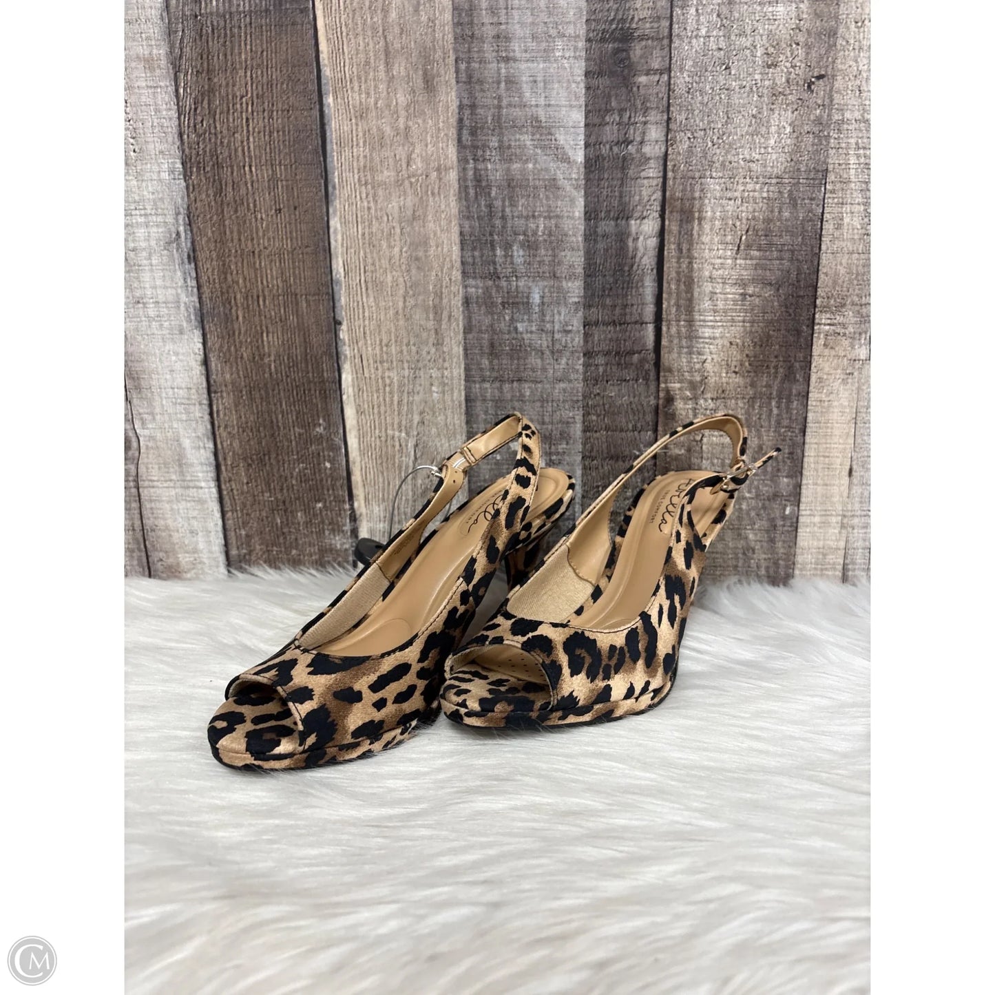 Shoes Heels Stiletto By Abella In Animal Print, Size: 7